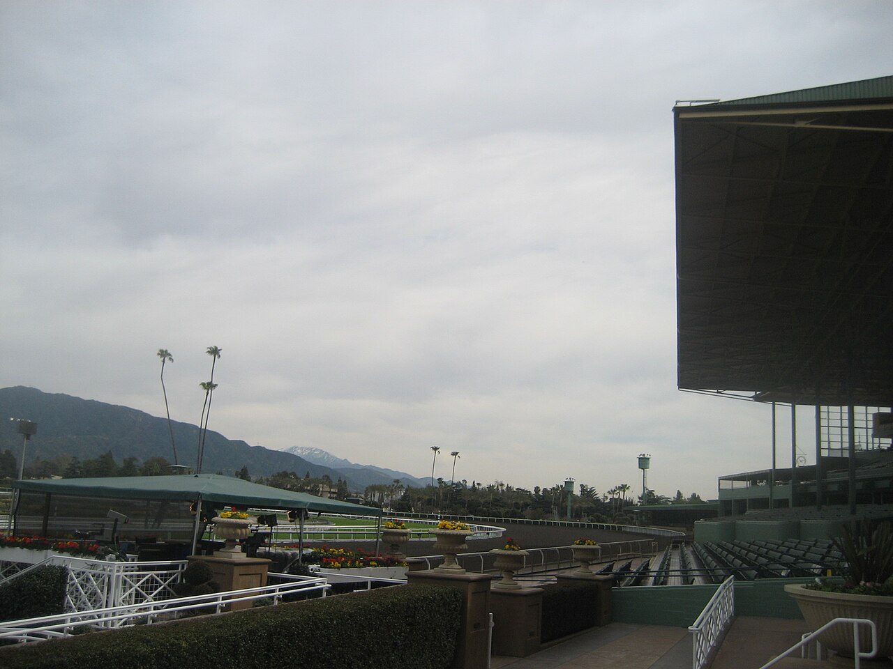 The grandstands at Santa Anita Park in Arcadia — Arcadia, CA